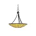 Kichler Lighting 65269 3-Light Art Glass Collection Inverted Pendant, Oiled Bronze