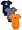 Orange/Blue