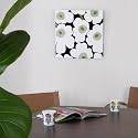 marimekko マリメッコファブリックアートパネル UNIKKO/WHITE 500×500mm(類語/ファブリックボード,ファブリックパネル)