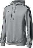 adidas Men's Pindot Hood, Aluminum/Black