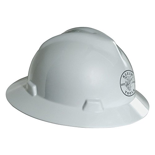 Klein Tools 60031 V-Gard Hard Hat with Klein Lineman Logo, White