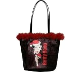 Betty Boop Signature Product Women's Betty Boop Medium X-mas Feather Tote BPC2009