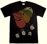 Beatles Rubber Soul tee charcoal black 