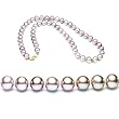 AugustinaJewelry Single Strand 18 Inch 8-9mm Lavender Freshwater Cultured Pearl Necklace