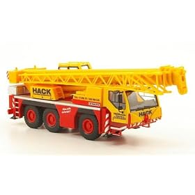 Liebherr grue mobile LTM 1045/1, Hack Autokrane, Model Car, Miniature d�j� mont�e, Herpa 1:87