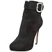 Michael Antonio Women's Macey Ankle Boot,Black Suede Synthetic,5.5 M US