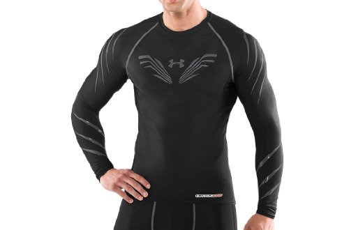 Men's Hockey Longsleeve Compression Grippy T-Shirt 