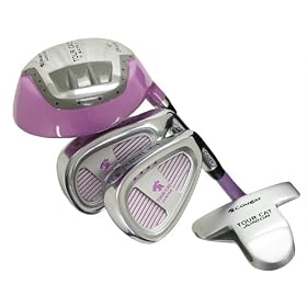 Cougar Girls Junior Tour Cat 6Pc Golf Set, Age 5-8