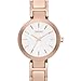 DKNY Silver Dial Rose Gold Tone Stainless Steel Ladies Watch NY8833