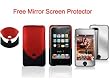 2Tone (Red + Black) Rubberized HARD CASE FOR APPLE IPOD TOUCH ITOUCH 2nd 3rd GEN 2G/3G 8GB, 16GB, 32GB, 64GB + Free Mirror Screen Protector