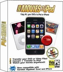 External hard drive:123 MOVIES 2 IPOD W/AV CABLE