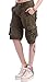 Chouyatou Women's Casual Multi-Pockets Sports-Wear Knee Length Cargo Shorts