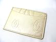 Cartier Happy Birthday Simple Card Holder in Metallic Gold