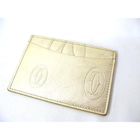 Buy Cartier Happy Birthday Simple Card Holder in Metallic Gold by Cartier