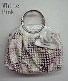 Gorgeous bag inspired by Prada. This tote bag spotlights fashionable silvertone double handles