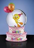 San Francisco Music Box Company - Happy Birthday Tweety Water Globe