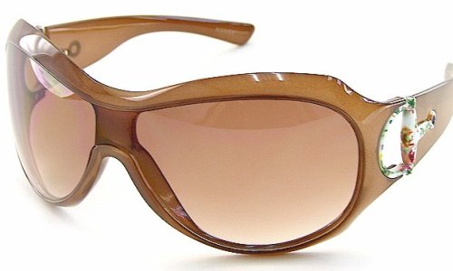 Click here to buy Gucci Sunglasses 2900 S 2900S DLX59 Gradient Brown Lens Opal Brown Frame Size: 99-08-105.