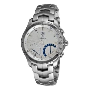 TAG Heuer Men's CJF7111.BA0592 Link Calibre S Chronograph Silver Dial Watch