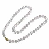 14k Yellow Gold 7.5.-8mm Freshwater Cultured Pearl Necklace, 24