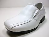 Toddler Boys Plain White Loafer Dress Shoes Styled In Italy Conal By D Aldo