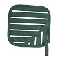 Rushbrookes Printed Racing Green Butchers Stripe Pot Grab