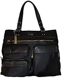 Women’s DKNY Purse Handbag Nylon Zip Large Shoulder Bag Black