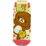 リラックマ《森シリーズ/お花畑》レディースソックス☆アニメキャラクターグッズ（女性用靴下）通販☆