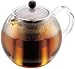 Bodum Assam 34-Ounce Glass Teapot with Stainless-Steel Filter