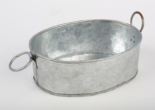 Collection of 12 Small Metal Oval Tubs - 5-1/4" Long X 3-3/4" Wide X 1-3/4" Deep
