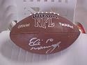 Eli Manning Hand Signed Autographed New York Giants Full Size NFL MVP Football