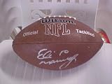 Eli Manning Hand Signed Autographed New York Giants Full Size NFL MVP Football