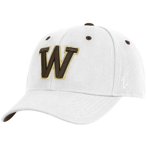 Zephyr Wyoming Cowboys White DH Fitted Hat
