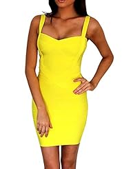 Sexy Sleeveless Cocktail Above the Knee Nylon/Rayon/Spandex Lace Backless Bandage Dress/Club Dress/Party Dress 
