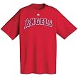 MLB Los Angeles Angels Wordmark T-Shirt, Red