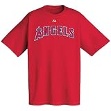 Los Angeles Angels Official Wordmark Short Sleeve T-Shirt (Small)