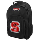 North Carolina State Wolfpack Youth Black Southpaw Backpack