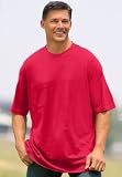 KingSize Big & Tall Heavyweight Crewneck Cotton Tee Shirt with Pocket