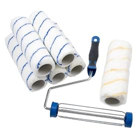 Acorn 7 Piece 9 Inch Woven Paint Roller Pack