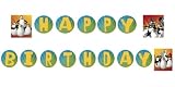 Penguins of Madagascar "Happy Birthday" Plastic Letter Banner