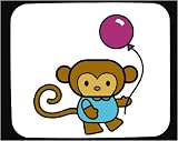 Mouse Pad with balloon, toy, monkey, animal