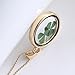 Gmai Fashion Jewelry Bead Chain Dried Flowers Pendant Necklace