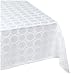 Kitchen & Housewares : DII White Dots Jacquard Tablecloth
