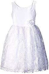 Girls Sleeveless Round Neck Polyester/Silk/Shantung   Ball Gown Flower-Girl Dress 