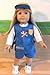 Doll Daisy Girl Scout Uniform Apron Shorts Hat Set Clothes for 18 Inch Dolls, Fits American Girl + FREE SHIPPING (Picture is of the Wishlist Store's Item, other sellers items will be different)