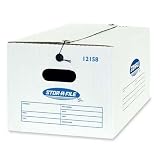 FileStor Box,String/Button Closure,12-1/4x24x10-1/2,WE (SIL12158)