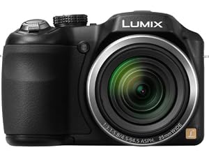 Panasonic Lumix LZ20 Bridge Camera - Black (16 MP, 21x Optical Zoom) 3 inch LCD