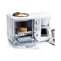 Maxi-Matic EBK-200 Elite Cuisine 3-in-1 Breakfast Station 4-Cup Coffee Maker, White