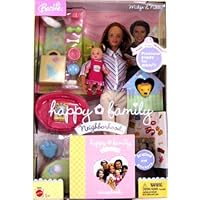 Mattel Barbie Nikki Happy Family Box Doll New