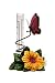 New Creative 841728 Blossoms and Breezes Rain Gauge, Butterfly, 5-Inches Diam...