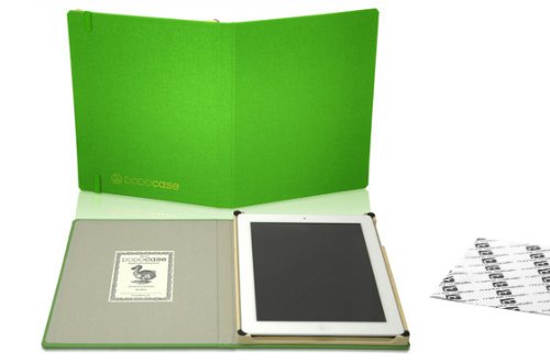 DODOcase Essentials Meadow - mit Kameraloch - für iPad3 und iPad2 - Edition: monte costello - Farbe: Grün